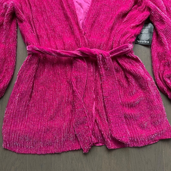 Retrofete Pink Sequin Mini Dress - Picture 4 of 7